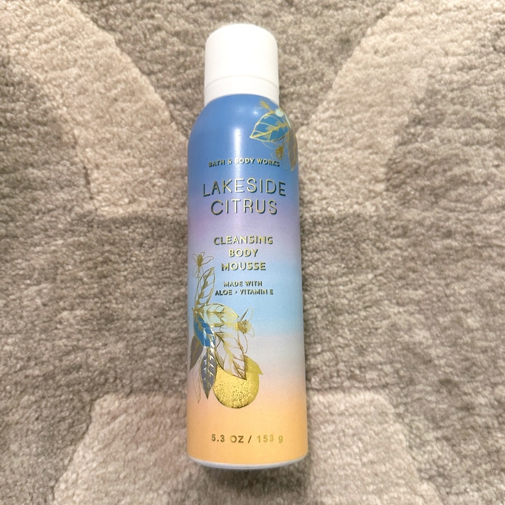 Bath and Body Works Lakeside Citrus Cleansing Body Mouse Whipped BBW B&BW